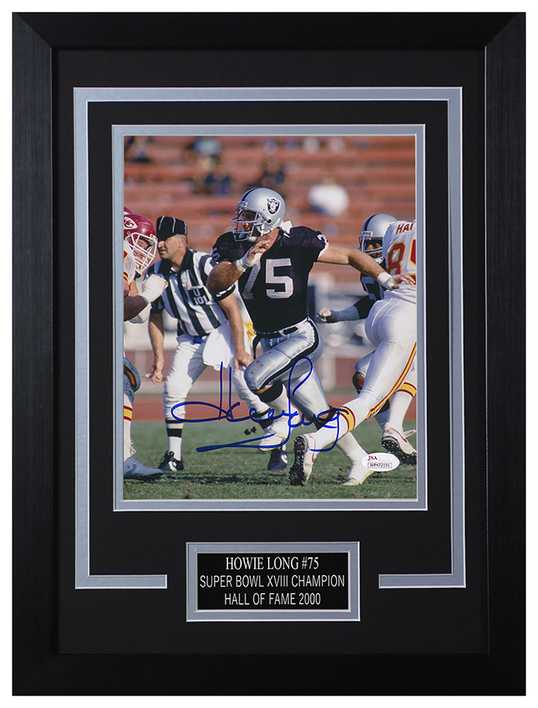 Howie Long Memorabilia, Autographed Howie Long Collectibles