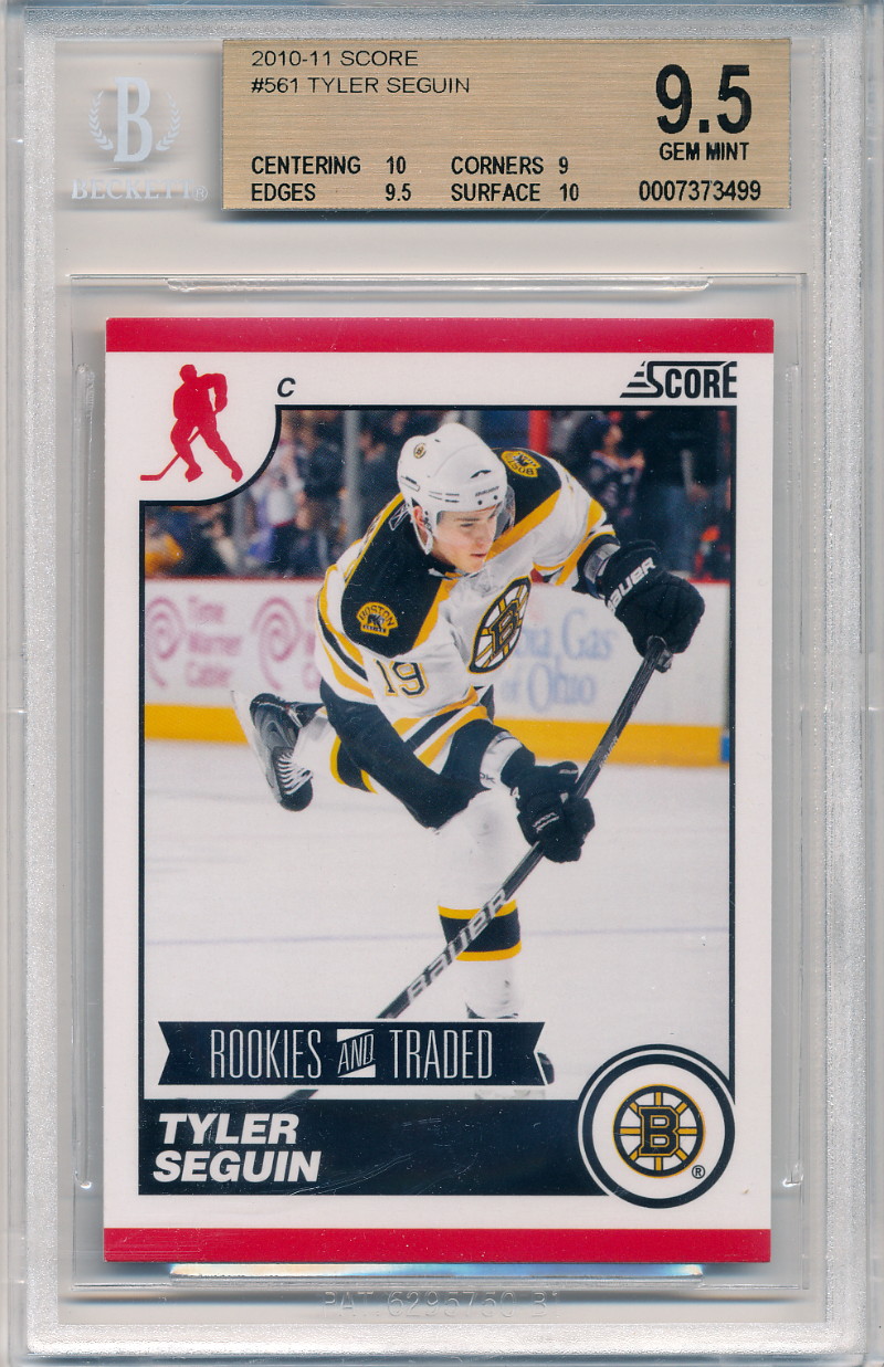 2010-11 score #561 TYLER SEGUIN rc rookie BGS BCCG 10 Graded Card