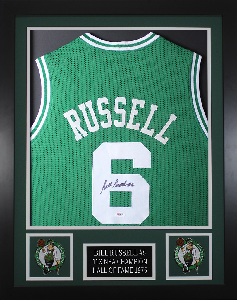 bill russell signed jersey