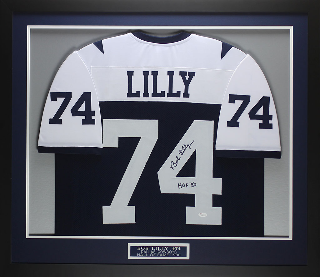 bob lilly autographed jersey