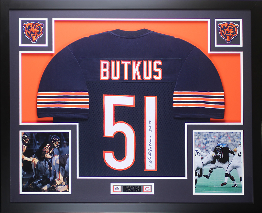 autographed bears jersey