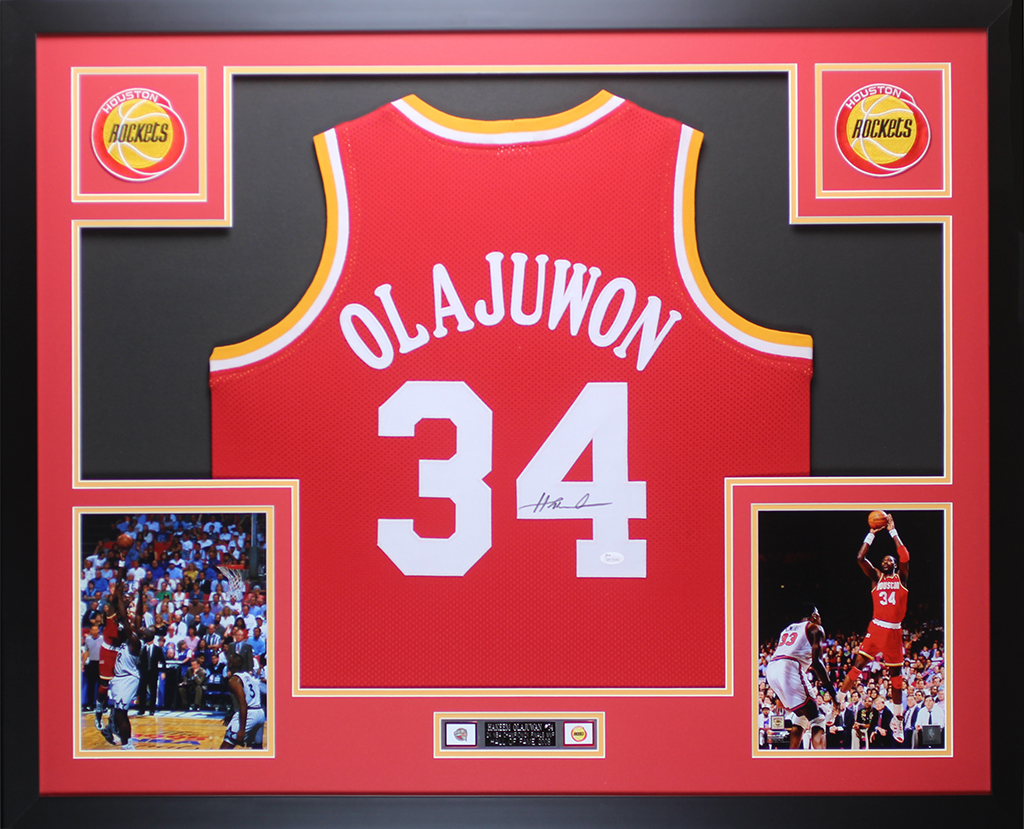 hakeem olajuwon game worn jersey