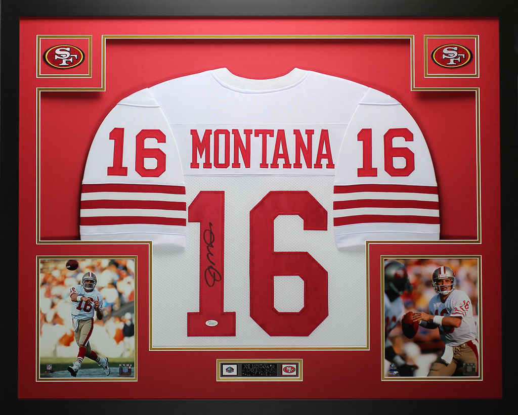 joe montana autographed jersey