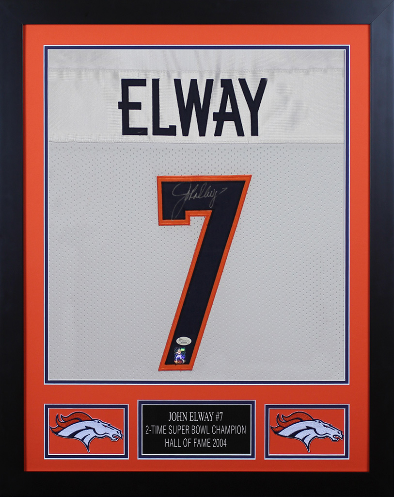 signed elway jersey