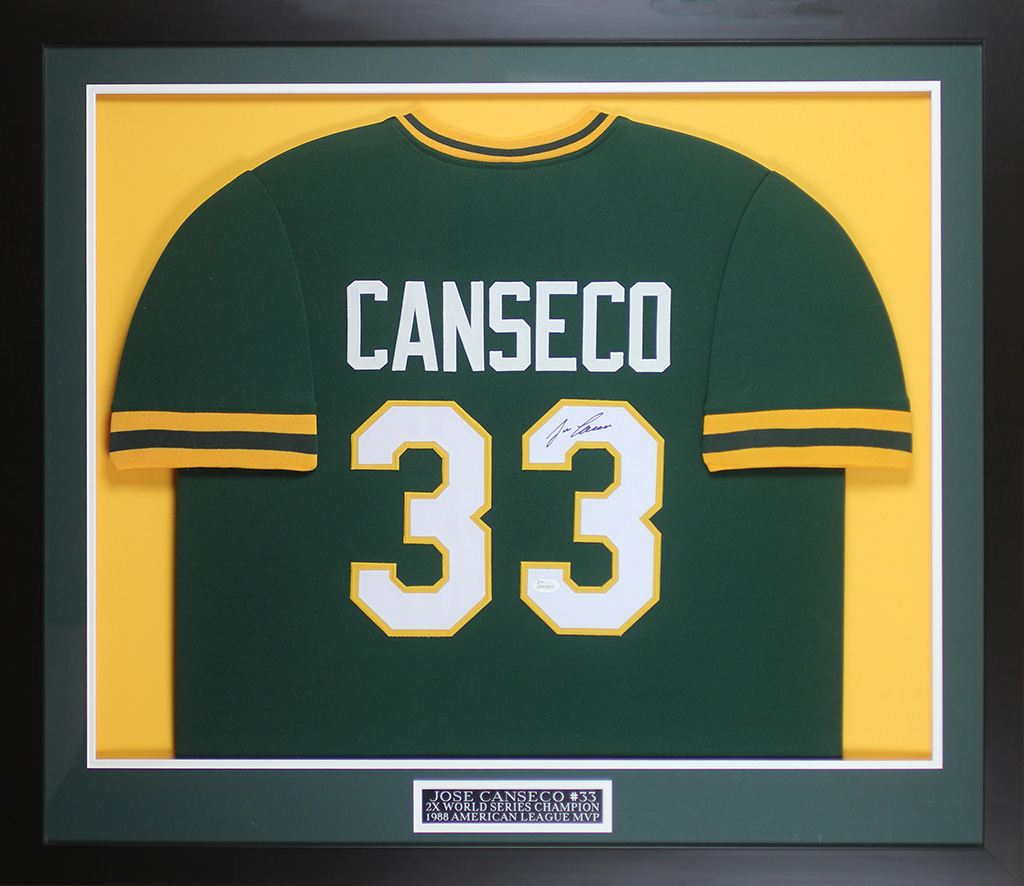 jose canseco autographed jersey