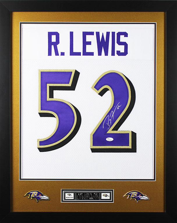 ray lewis framed jersey