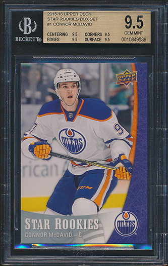 connor mcdavid jersey card