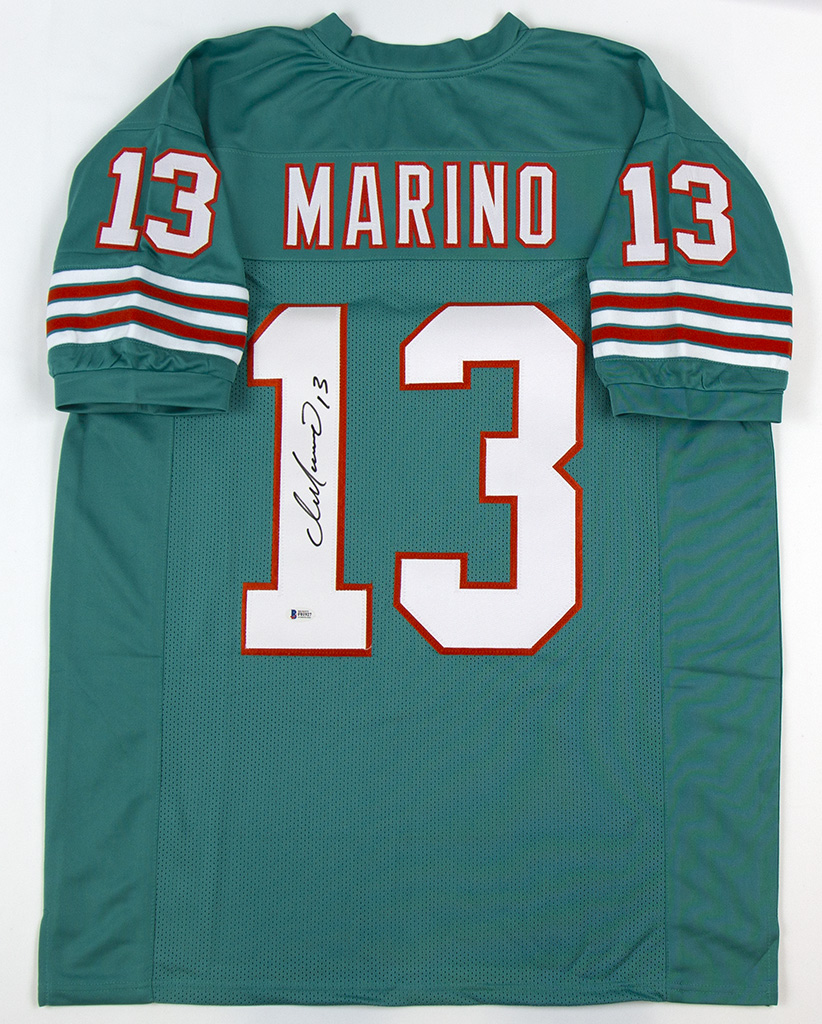 Dan Marino Assinado Verde-azulado Miami 